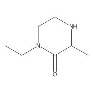 (S)-1-Ethyl-3-methylpiperazin-2-one结构式