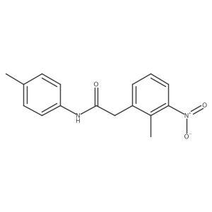 2-Methyl-N-(4-methylphenyl)-3-nitrobenzeneacetamide Structure