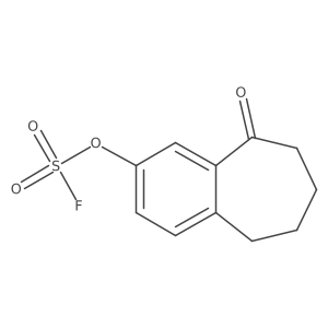 3-Fluorosulfonyloxy-5-oxo-6,7,8,9-tetrahydrobenzo[7]annulene Structure