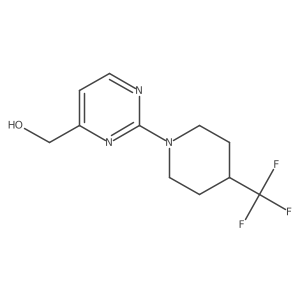 {2-[4-(Trifluoromethyl)piperidin-1-yl]pyrimidin-4-yl}methanol Structure