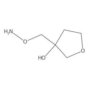 3-[(Aminooxy)methyl]tetrahydro-3-furanol结构式