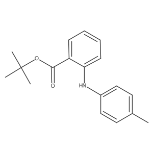 Tert-butyl 2-[(4-methylphenyl)amino]benzoate Structure