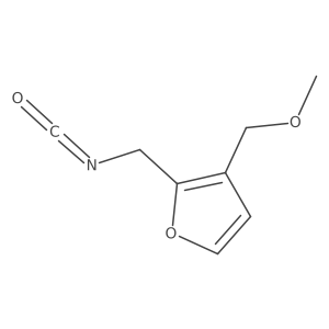 2-(Isocyanatomethyl)-3-(methoxymethyl)furan Structure