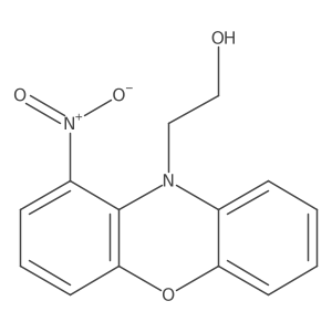 1-Nitro-10H-phenoxazine-10-ethanol结构式