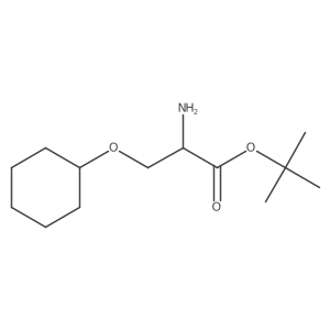 tert-butyl (2S)-2-amino-3-(cyclohexyloxy)propanoate Structure