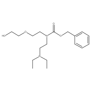 benzyl N-[2-(diethylamino)ethyl]-N-[2-(2-hydroxyethoxy)ethyl]carbamate结构式