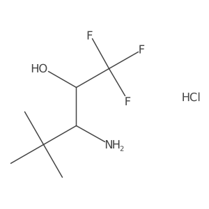 3-Amino-1,1,1-trifluoro-4,4-dimethylpentan-2-olhydrochloride Structure