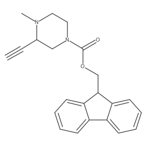 (9H-fluoren-9-yl)methyl 3-ethynyl-4-methylpiperazine-1-carboxylate Structure
