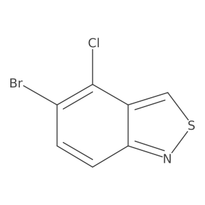 5-Bromo-4-chlorobenzo[c]isothiazole结构式