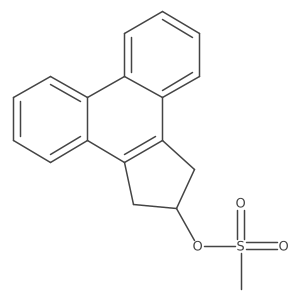 1H-Cyclopenta[l]phenanthren-2-ol, 2,3-dihydro-, 2-methanesulfonate Structure