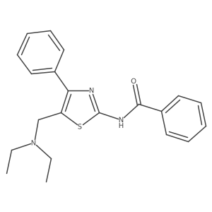 N-(5-((diethylamino)methyl)-4-phenylthiazol-2-yl)benzamide Structure