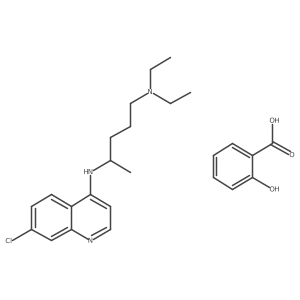 Chloroquine salicylate结构式