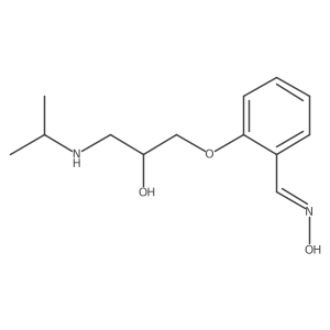 2-[2-Hydroxy-3-[(1-methylethyl)amino]propoxy]benzaldehyde oxime Structure