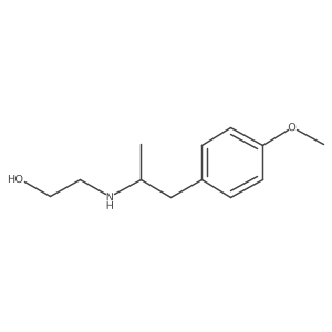 2-{[1-(4-Methoxyphenyl)propan-2-yl]amino}ethan-1-ol Structure