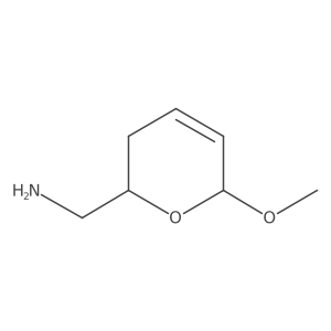 rel-(2R,6R)-3,6-Dihydro-6-methoxy-2H-pyran-2-methanamine结构式