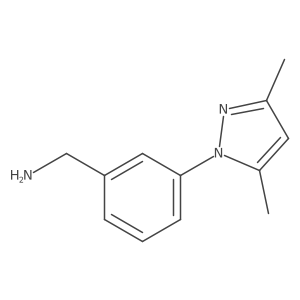 [3-(3,5-dimethyl-1H-pyrazol-1-yl)benzyl]amine Structure