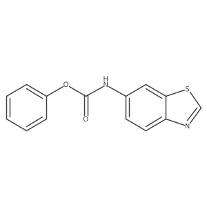 Phenyl benzo[d]thiazol-6-ylcarbamate结构式