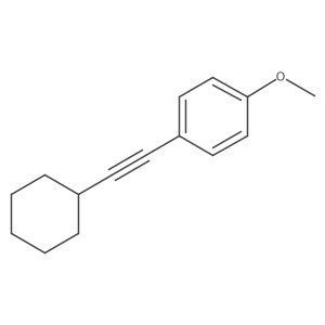1-(Cyclohexylethynyl)-4-methoxybenzene Structure