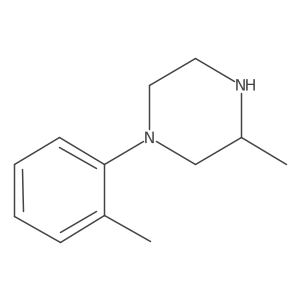 3-Methyl-1-o-tolylpiperazine Structure