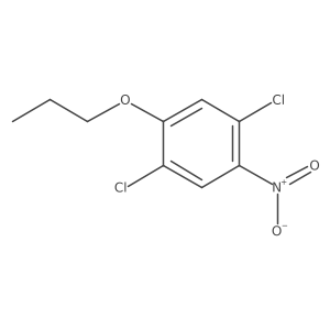 1,4-Dichloro-2-nitro-5-propoxybenzene Structure