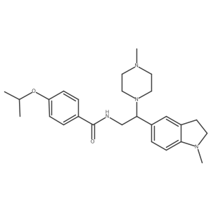 4-isopropoxy-N-(2-(1-methylindolin-5-yl)-2-(4-methylpiperazin-1-yl)ethyl)benzamide Structure