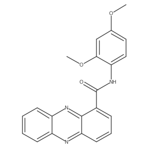 N-(2,4-dimethoxyphenyl)phenazine-1-carboxamide Structure