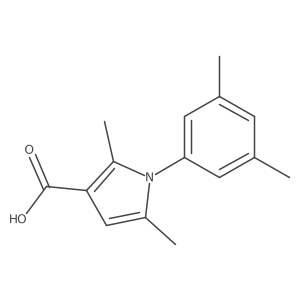 1-(3,5-dimethylphenyl)-2,5-dimethyl-1H-pyrrole-3-carboxylic acid Structure