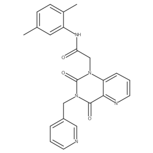 N-(2,5-dimethylphenyl)-2-(2,4-dioxo-3-(pyridin-3-ylmethyl)-3,4-dihydropyrido[3,2-d]pyrimidin-1(2H)-yl)acetamide结构式