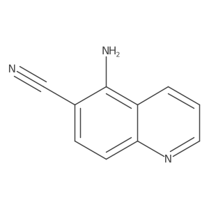 5-Aminoquinoline-6-carbonitrile结构式