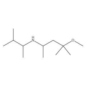 (4-Methoxy-4-methylpentan-2-yl)(3-methylbutan-2-yl)amine结构式