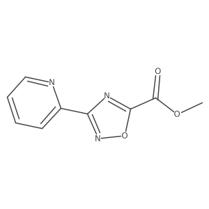 Methyl 3-(pyridin-2-yl)-1,2,4-oxadiazole-5-carboxylate Structure