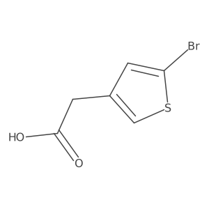 2-(5-Bromothiophen-3-yl)acetic acid结构式