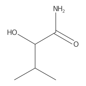 2-Hydroxy-3-methylbutanamide Structure