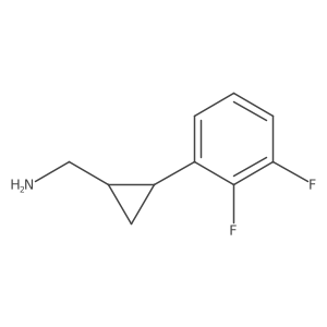 rac-[(1R,2R)-2-(2,3-difluorophenyl)cyclopropyl]methanamine结构式