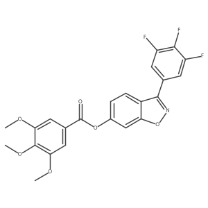 3-(3,4,5-Trifluorophenyl)-1,2-benzisoxazol-6-yl 3,4,5-trimethoxybenzoate Structure