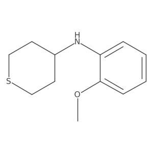 N-(2-methoxyphenyl)thian-4-amine Structure