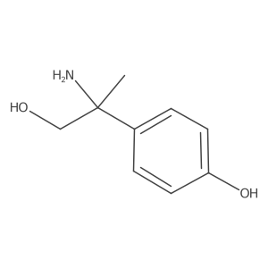 4-(2-Amino-1-hydroxypropan-2-yl)phenol结构式