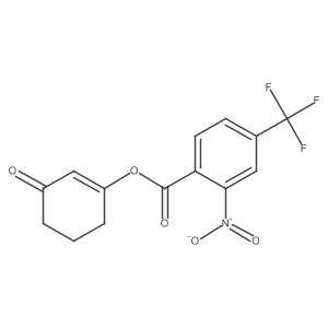 (3-Oxocyclohexen-1-yl) 2-nitro-4-(trifluoromethyl)benzoate Structure