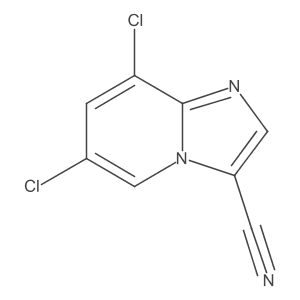 6,8-Dichloroimidazo[1,2-A]pyridine-3-carbonitrile结构式