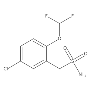 [5-Chloro-2-(difluoromethoxy)phenyl]methanesulfonamide Structure