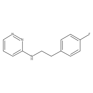 3-Pyridazinamine, N-[2-(4-fluorophenyl)ethyl]-结构式