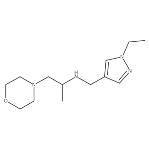 N-((1-Ethyl-1H-pyrazol-4-yl)methyl)-1-morpholinopropan-2-amine Structure
