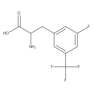 (R)-2-Amino-3-(3-fluoro-5-(trifluoromethyl)phenyl)propanoic acid结构式