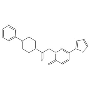 6-(2-furyl)-2-{2-oxo-2-[4-(2-pyridyl)piperazino]ethyl}-3(2H)-pyridazinone结构式