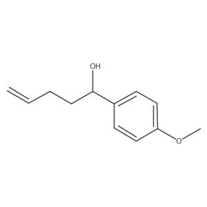 1-(4-Methoxyphenyl)pent-4-en-1-ol结构式