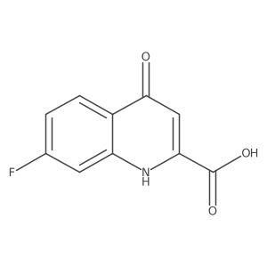 7-Fluoro-4-oxo-1,4-dihydroquinoline-2-carboxylic acid Structure