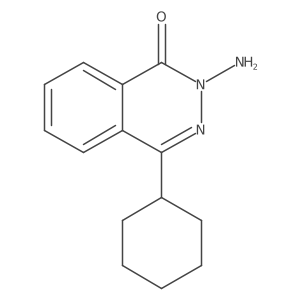 2-amino-4-cyclohexylphthalazin-1(2H)-one Structure