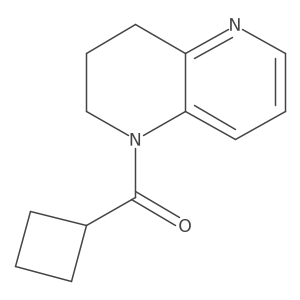 1-Cyclobutanecarbonyl-1,2,3,4-tetrahydro-1,5-naphthyridine Structure
