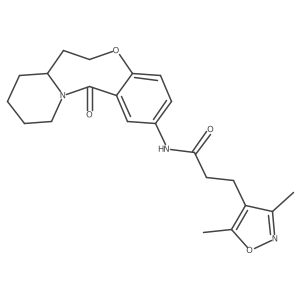 3-(3,5-dimethyl-1,2-oxazol-4-yl)-N-{2-oxo-9-oxa-1-azatricyclo[10.4.0.0^{3,8}]hexadeca-3,5,7-trien-5-yl}propanamide Structure