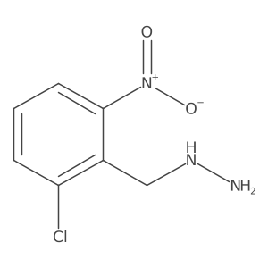 (2-Chloro-6-nitrobenzyl)hydrazine结构式